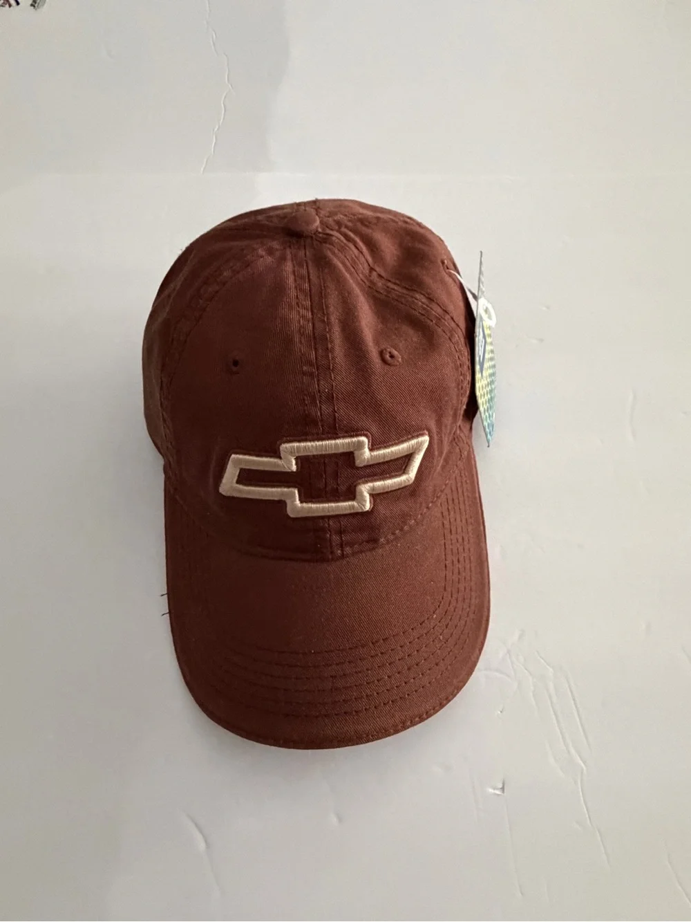 Chevrolet Brown Embroidered Bowtie Baseball Cap‎